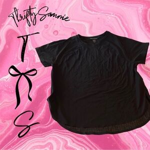 Nwt! Athleta Black Short Sleeve Tee NWT ultimate craft tee black power of she